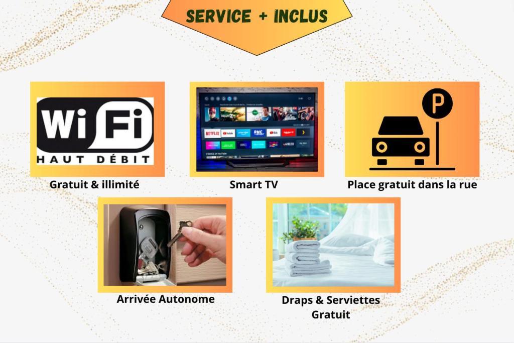 Ideal Pro & Couple - 2 Logements Theme Boho Chic Rdc & Dandy 1Er Etage - Quartier Calme - Jardin - Wifi Hd - Smart Tv - Parking Gratuit - Proche Centre & Transports - Ask Home Valenciennes Dış mekan fotoğraf
